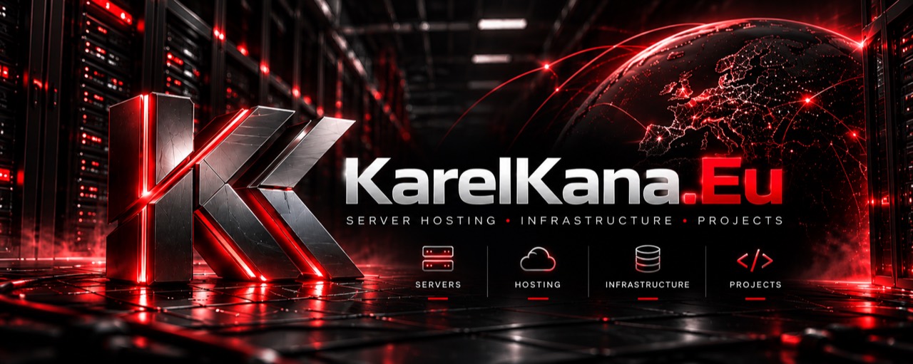KarelKana.eu — server hosting, infrastructure, projects